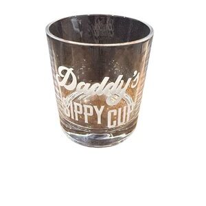Daddy's Sippy Cup Rocks Glass
